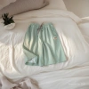 Wholesale of ice silk five-inch shorts for women's summer outerwear casual sportswear pants, high-waisted loose and versatile wide-leg pajama pants and mid-length pants Specification image